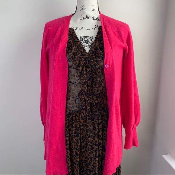 Autumn Cashmere‎ pink cashmere sweater cardigan - Picture 5 of 6